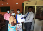 வறுமை கோட்டிற்குட்பட்ட நலிவுற்ற குடும்பங்களுக்கு உலர்உணவு பொதி வழங்கல்